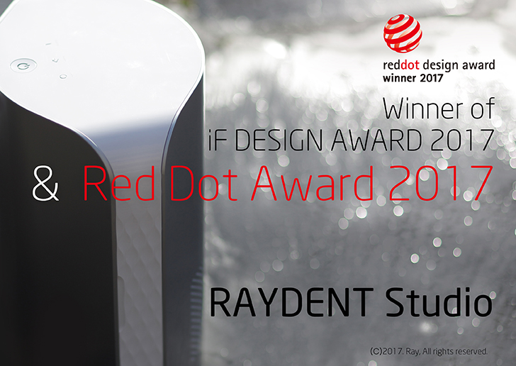 RAYDENT Studio wins Red Dot for high quality design